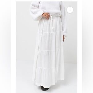 NWT rhythm classic tiered maxi skirt size small